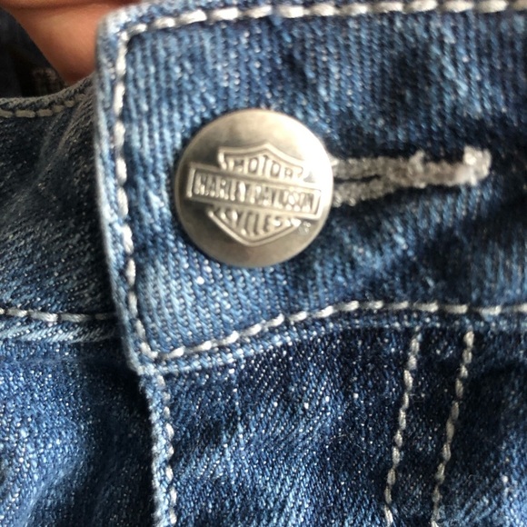 Harley-Davidson Boot Cut Flared Jeans Size 6 - Picture 11 of 11